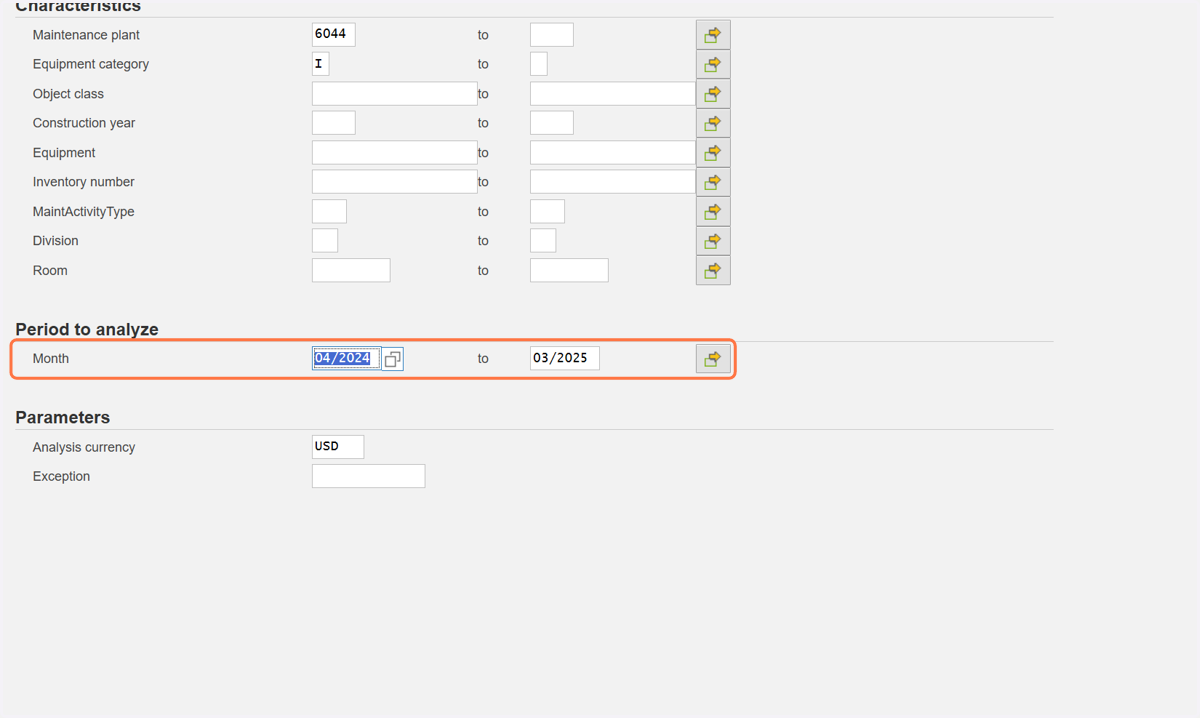 Input a date range to analyze