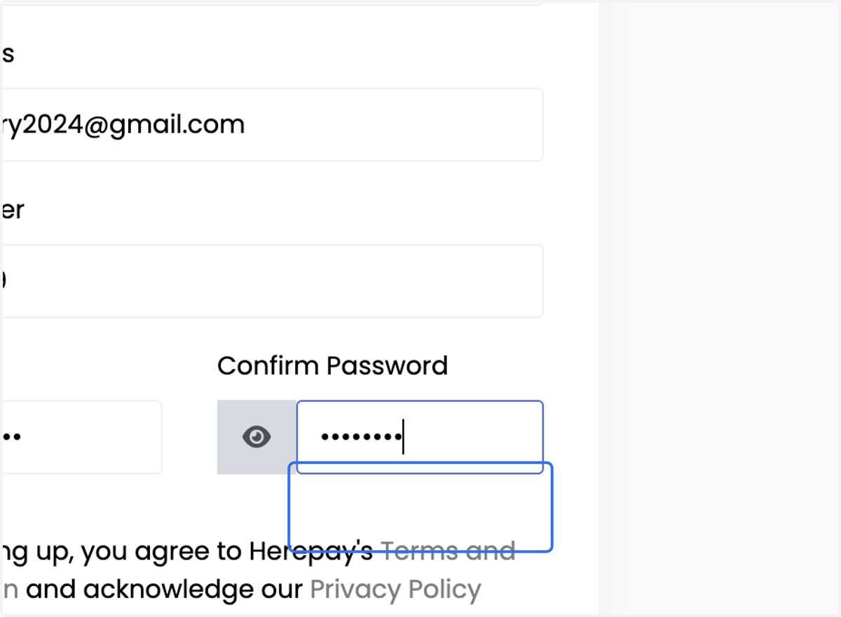 Isi password semula untuk pengesahan