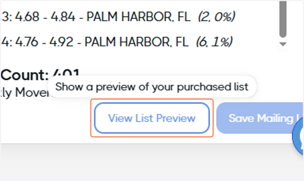 Click on View List Preview