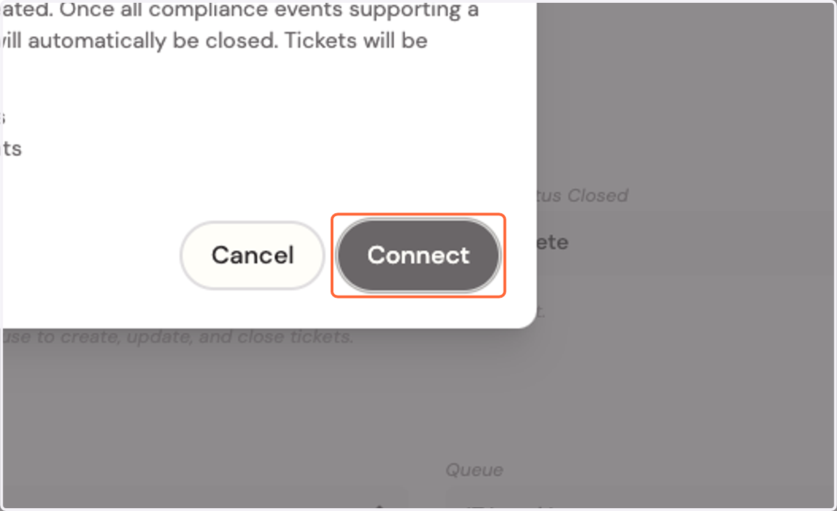 Click on Connect
