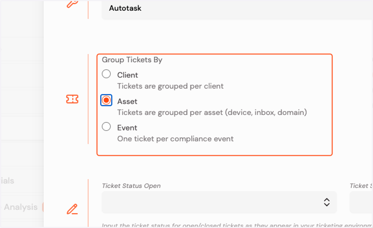 Select your desired ticket grouping