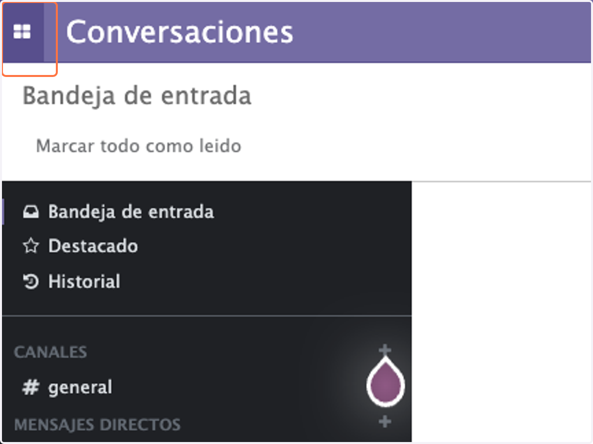 Haga clic en Menu de Modulos