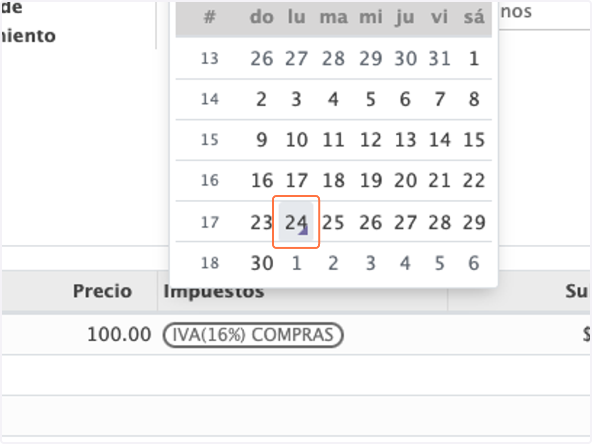Click on 24