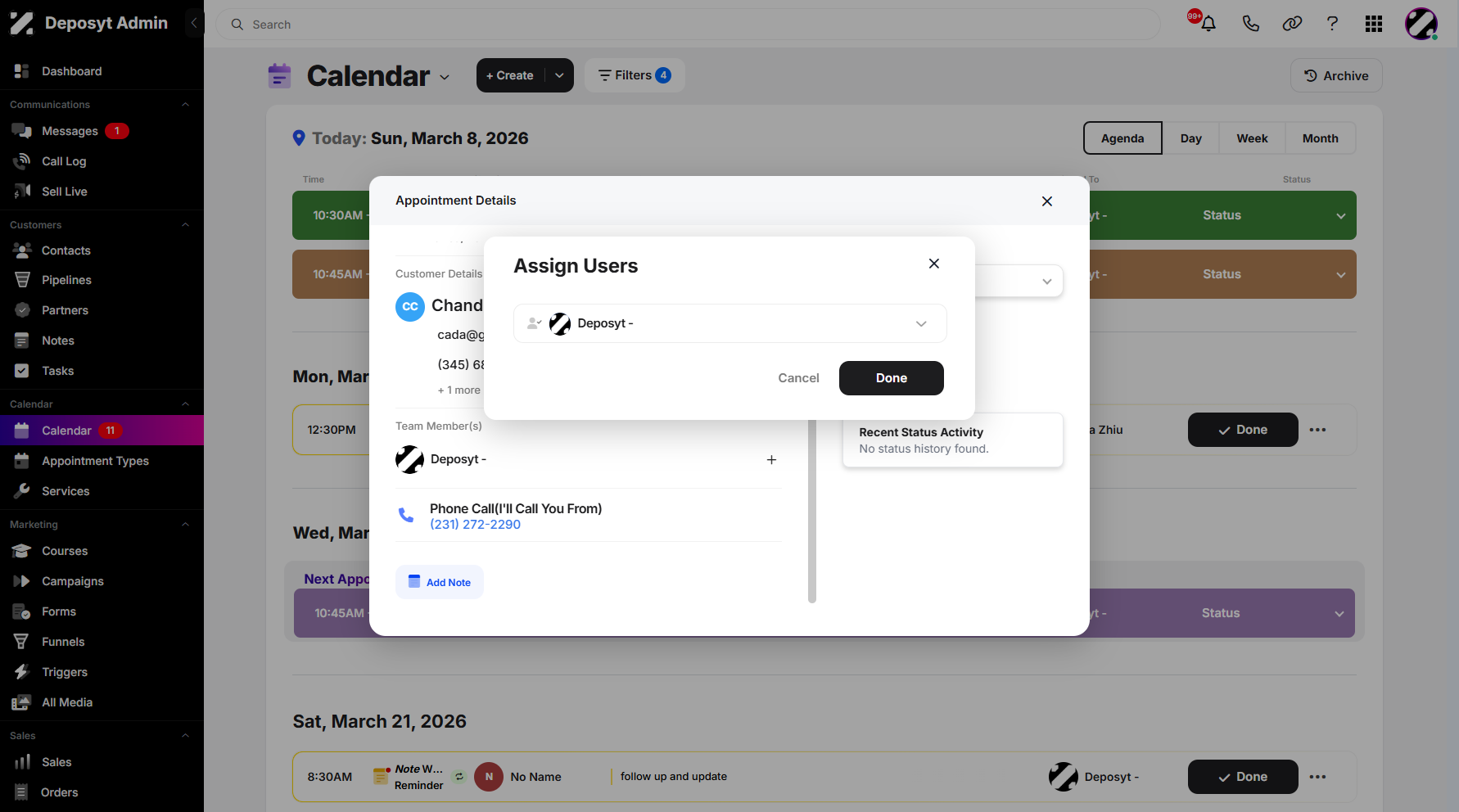 Step 7: Proceed by clicking on the dropdown menu.