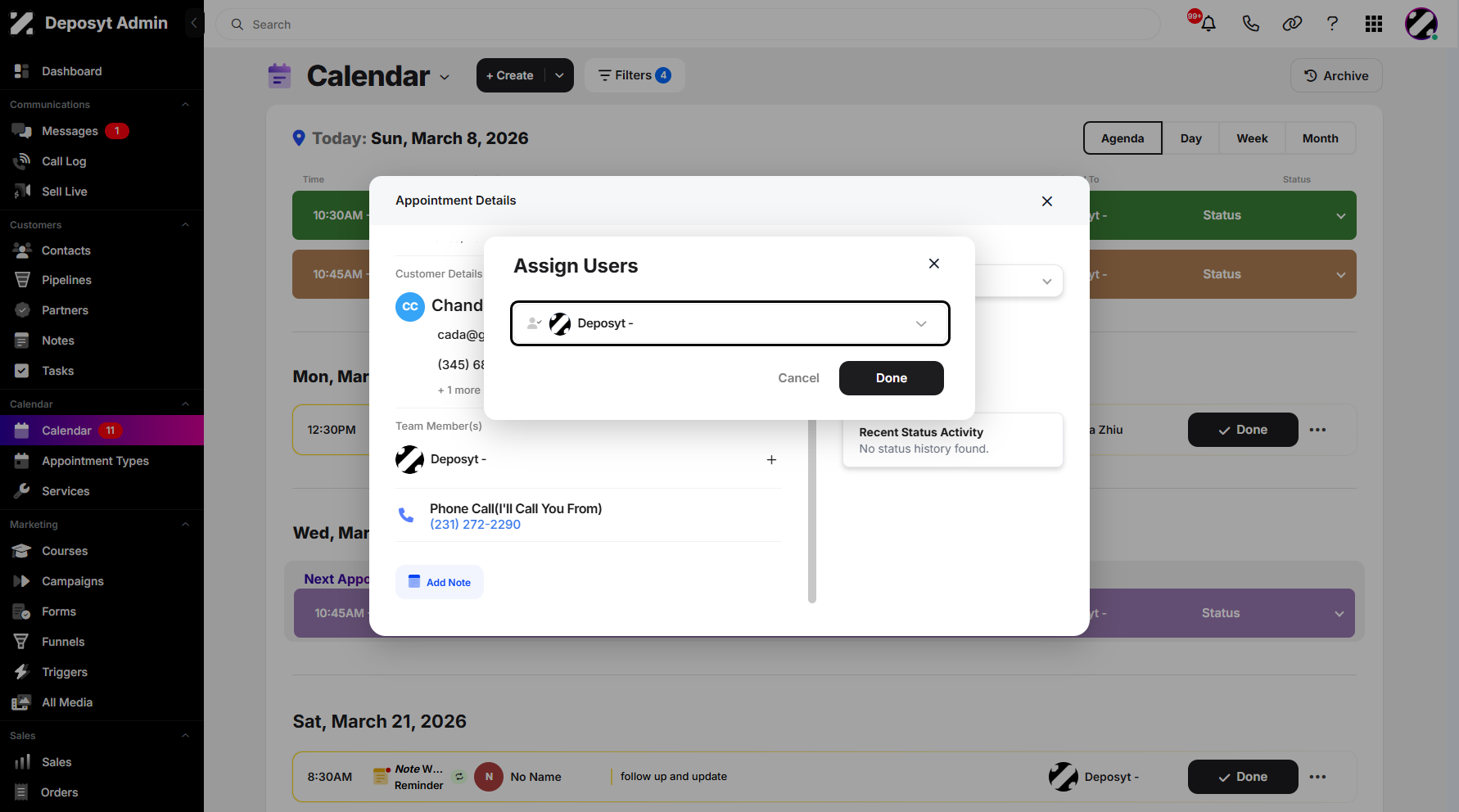 Step 7: Proceed by clicking on the dropdown menu.