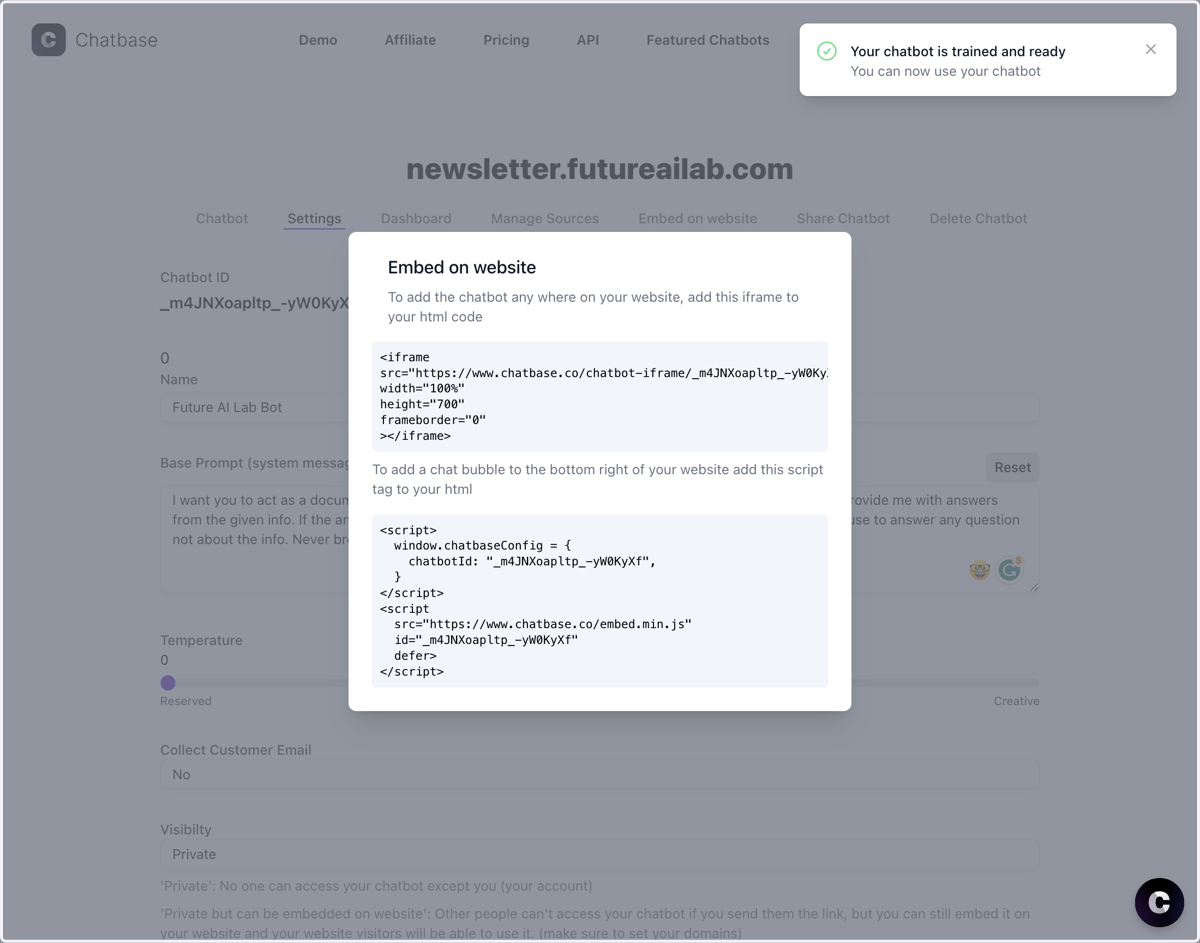 Select either of the HTML code