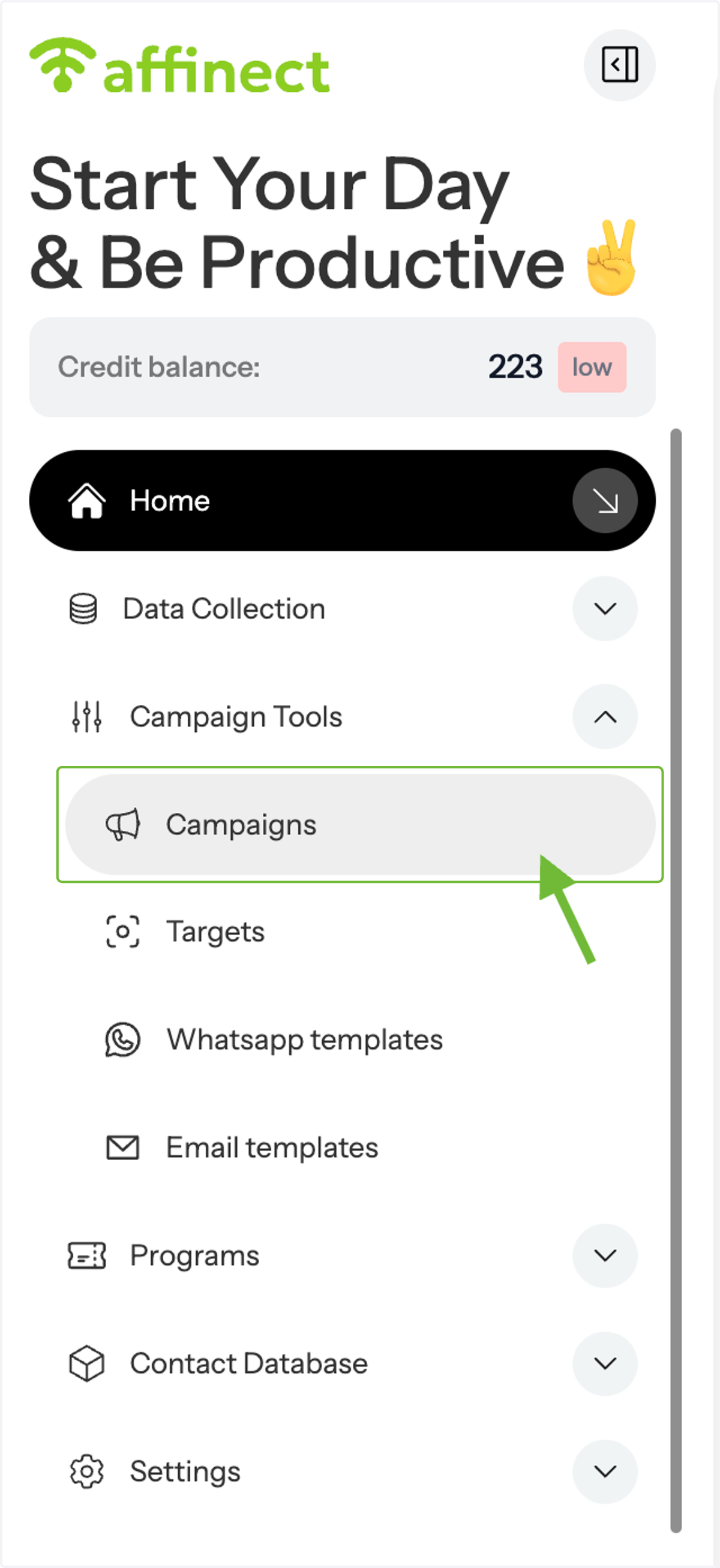 Open Campaigns