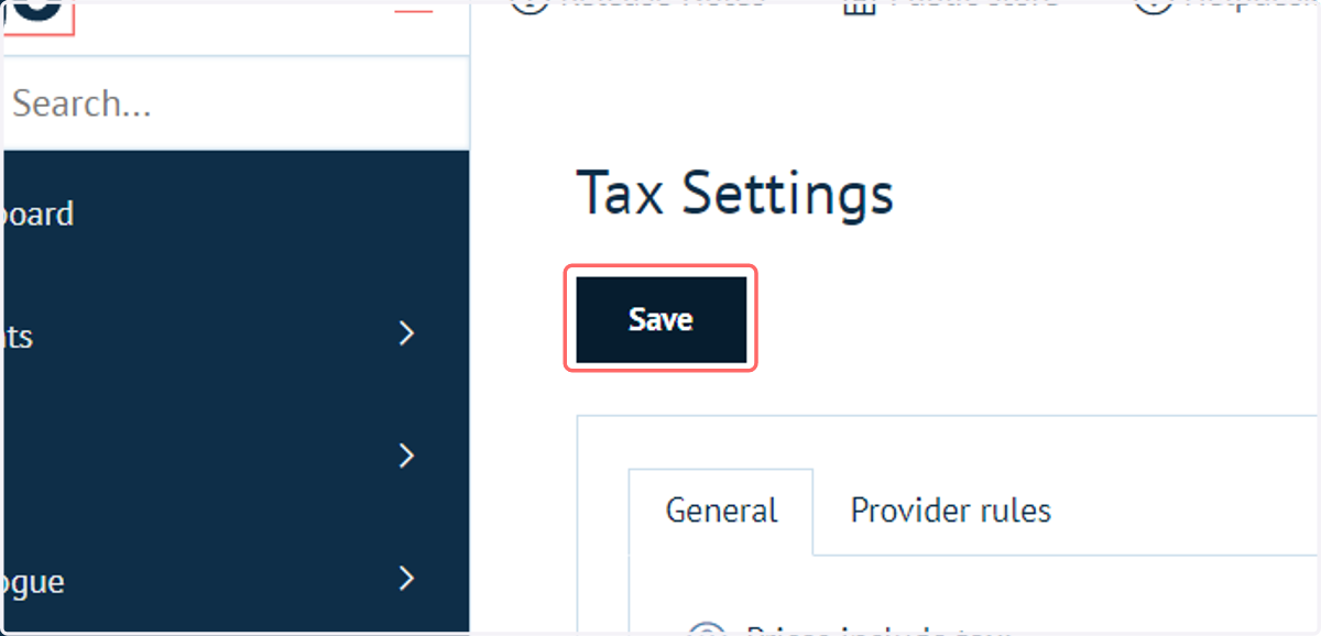 Click on Save
