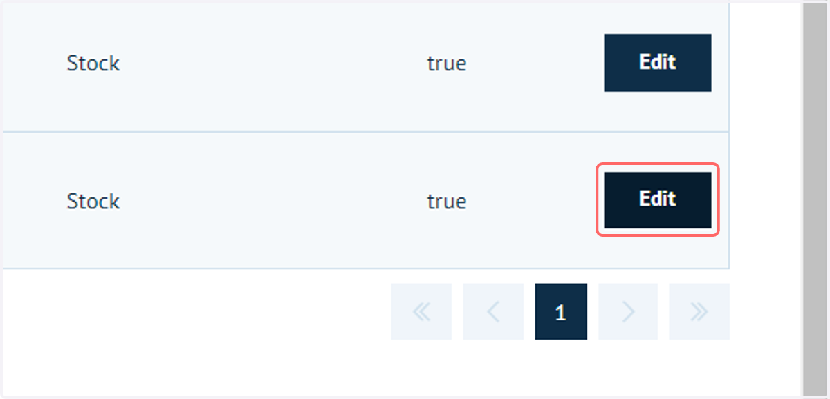 Click Edit on the product you wish to assign cross-sell products to