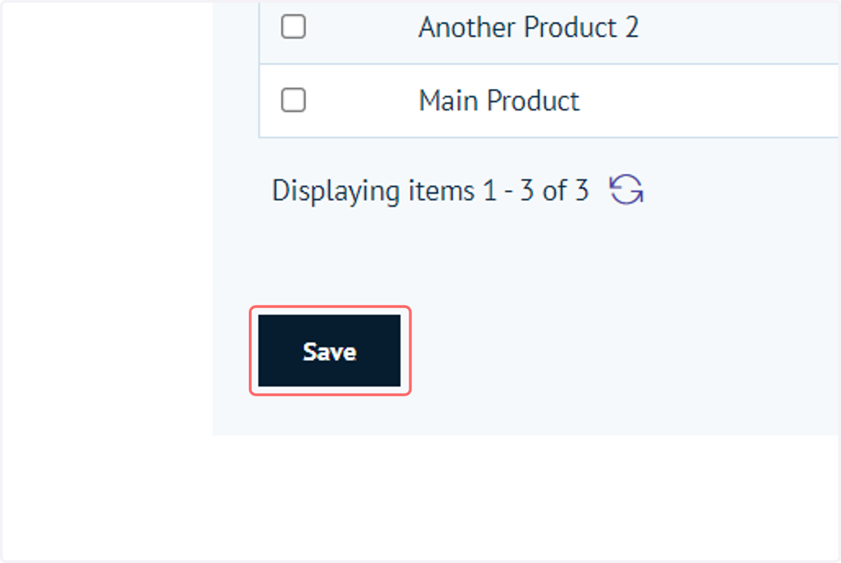 Click on Save