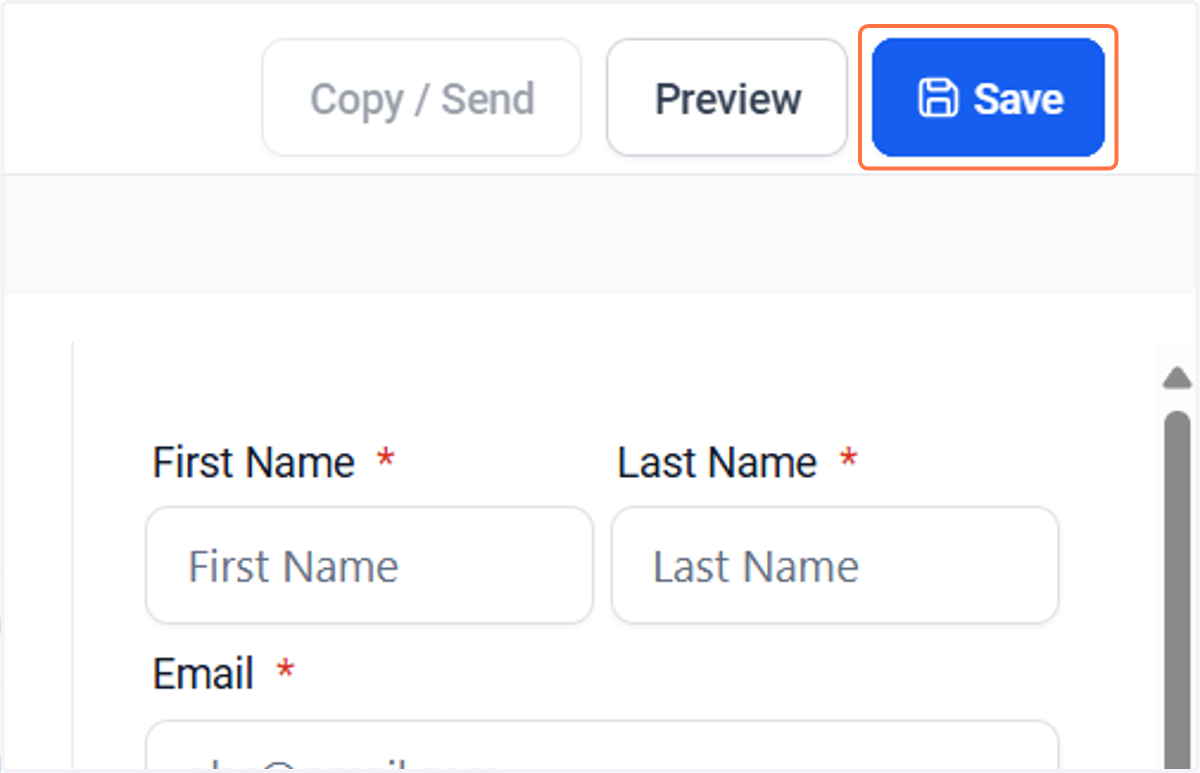 Click on Save