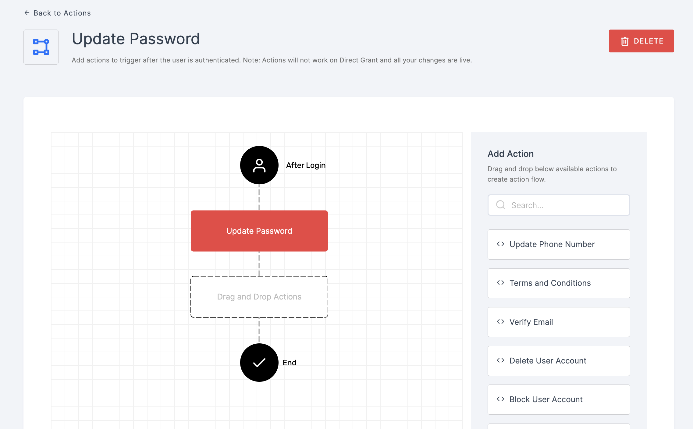 Update Password