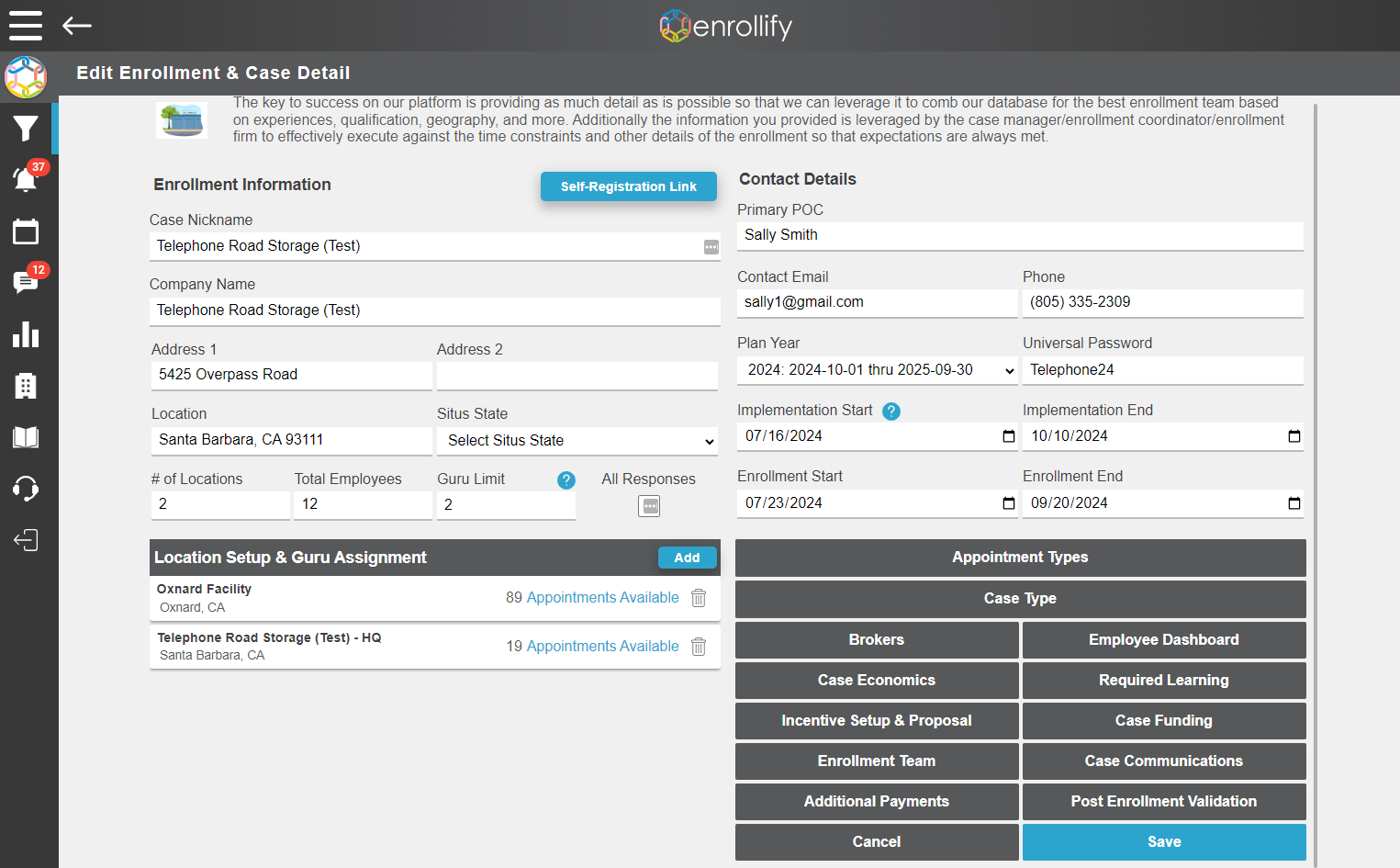 Click 'Save' and your enrollers are now ready to make outbound calls!