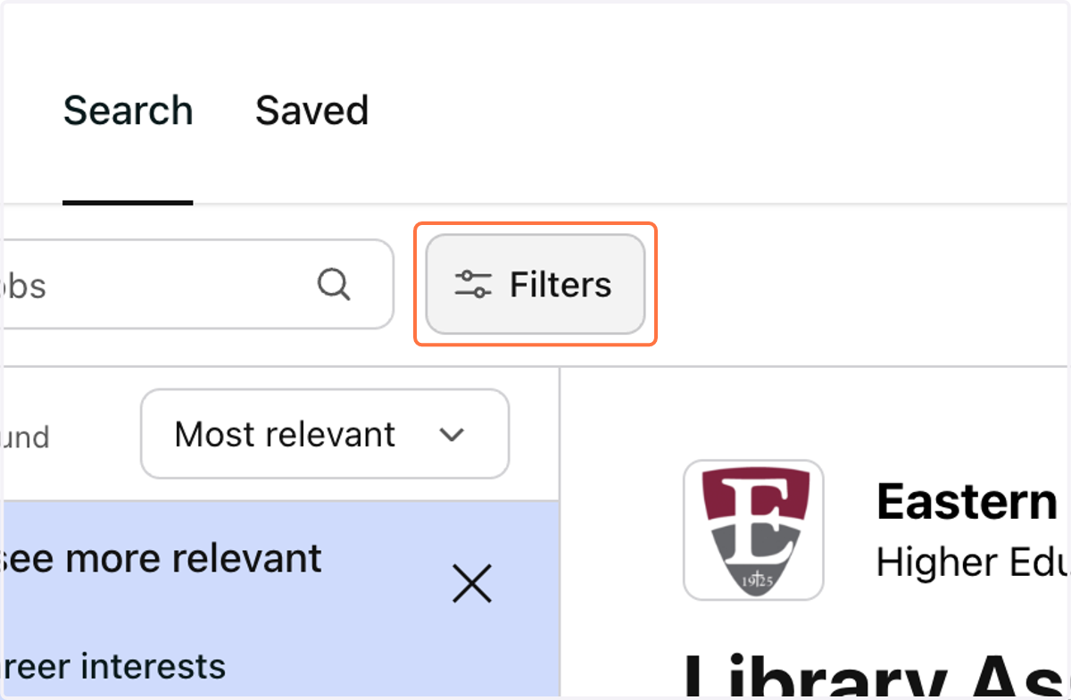 That's why we want to use Filters to narrow down your search results