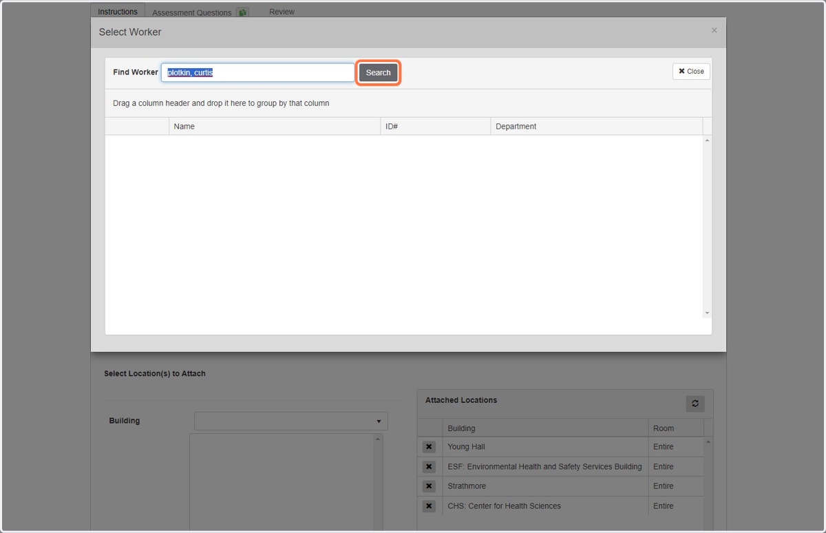 Add the name or UID of the person you wish to add and click the "Search" button to the right of the text box.