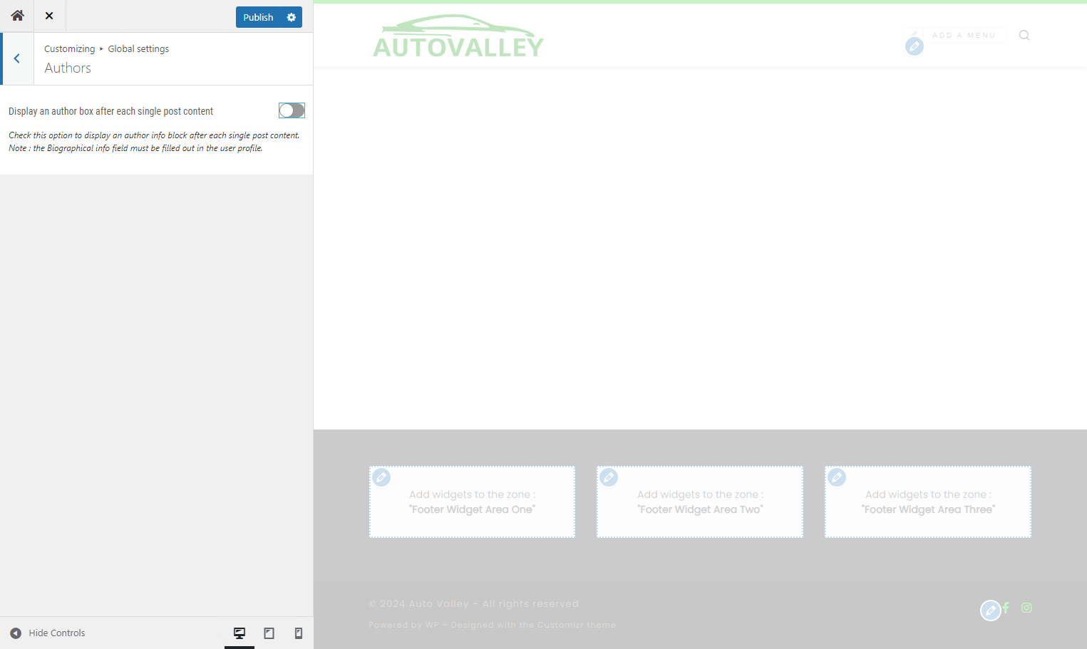 Return to the previous menu by clicking on the back arrow
