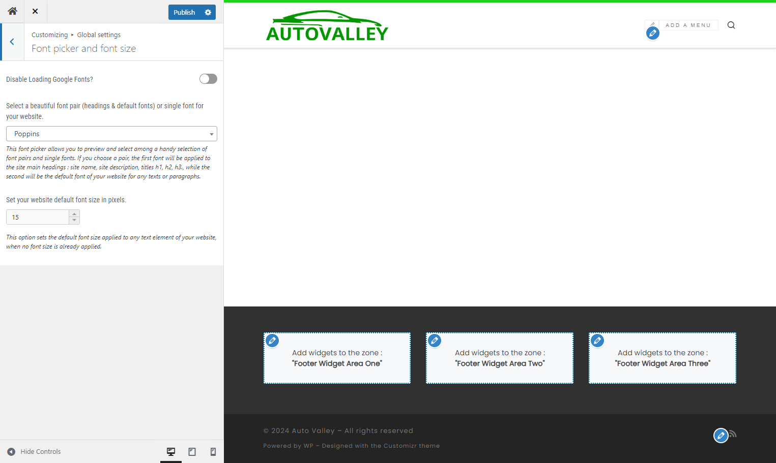 Return to the previous menu by clicking on Back