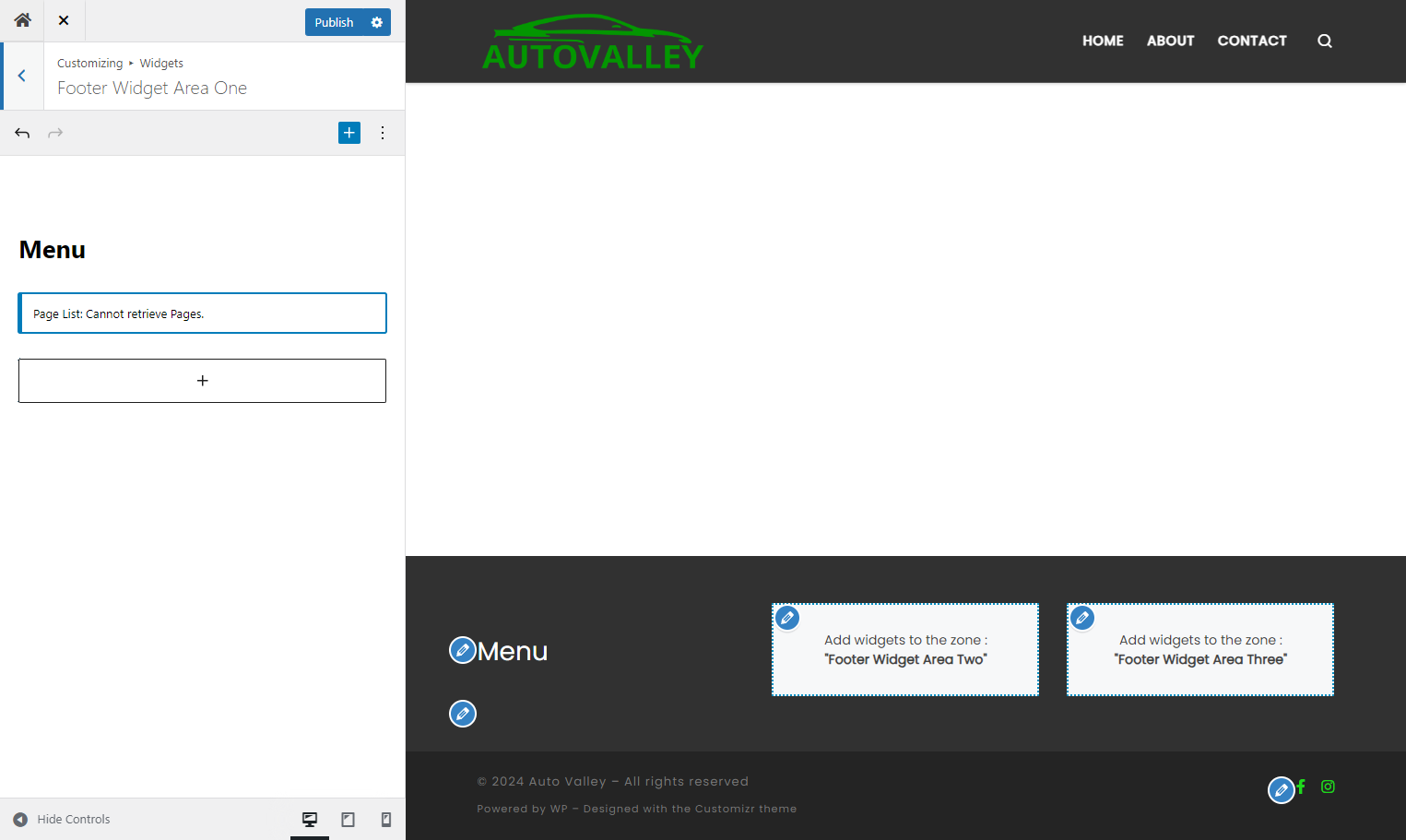 Return to the previous menu by clicking on the back arrow