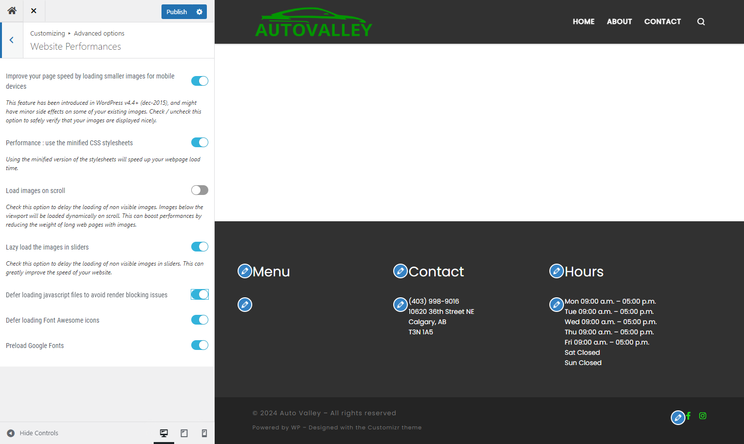 Return to the previous menu by clicking on the back arrow