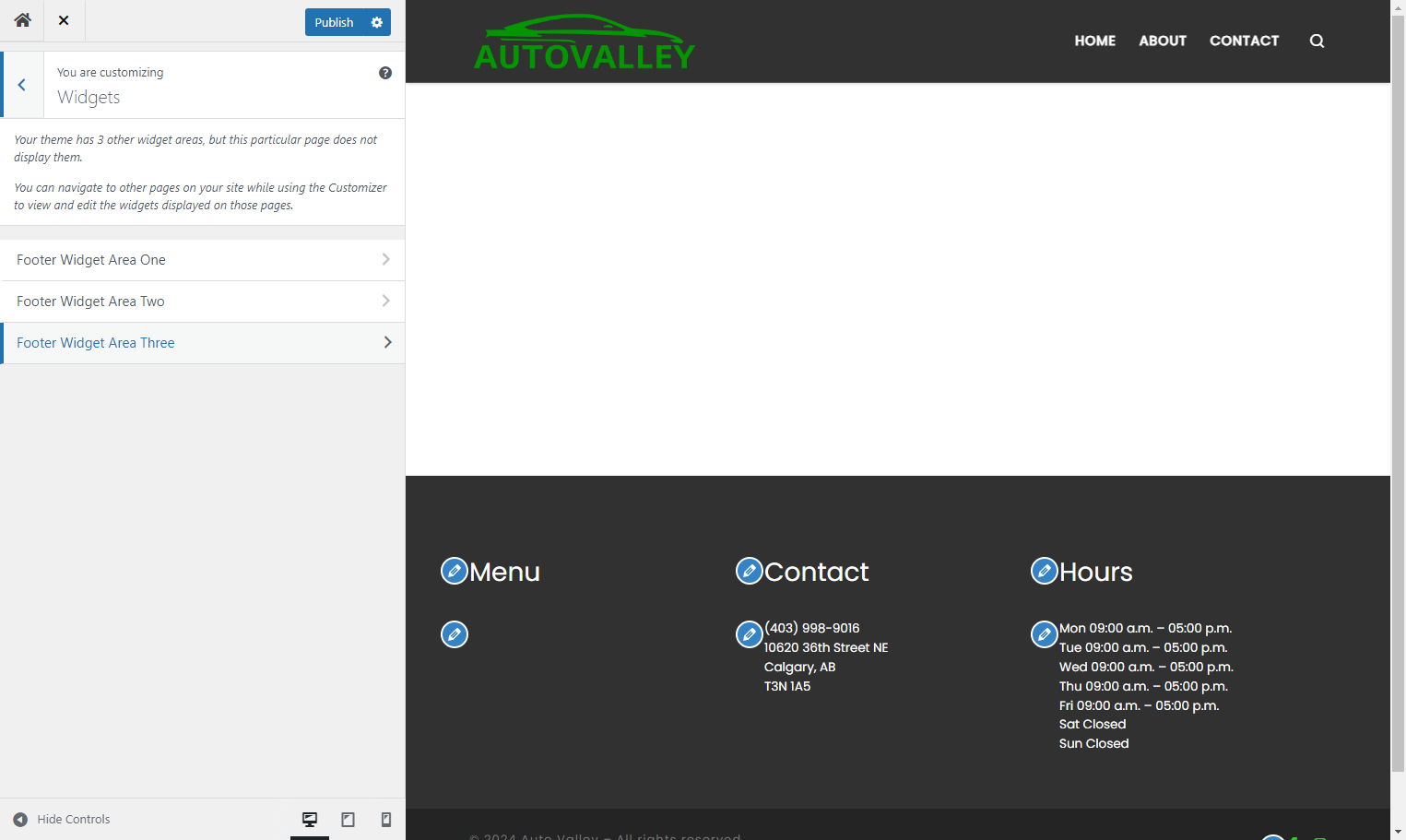 Return to the previous menu by clicking on the back arrow