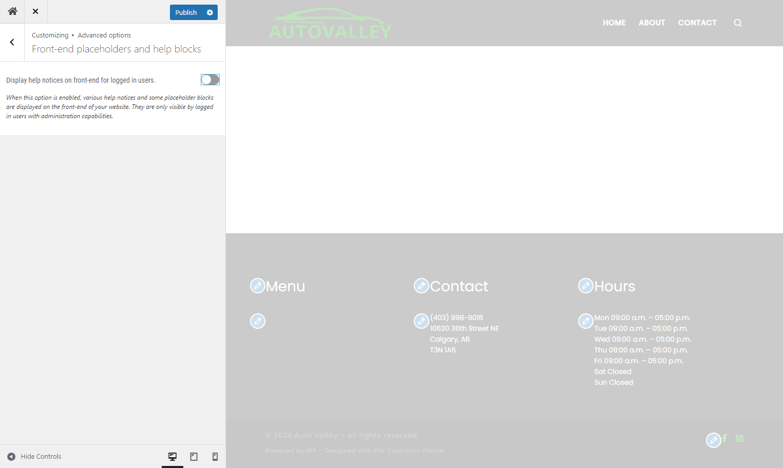 Return to the previous menu by clicking on the back arrow