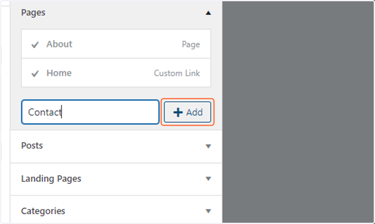 Click on Add