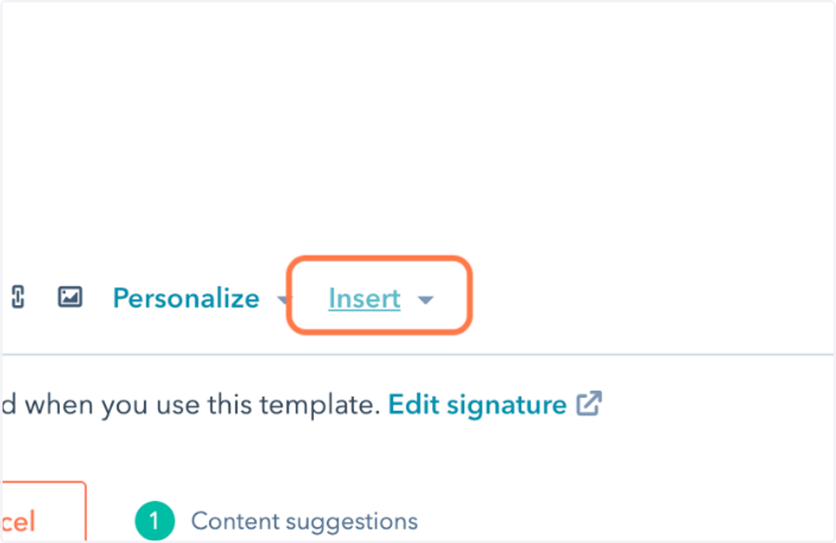 Click on Insert