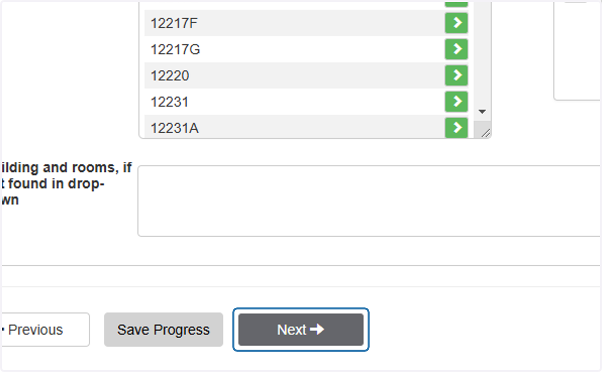 Once you are done updating workers and locations to your LHAT, click the "Next" button.