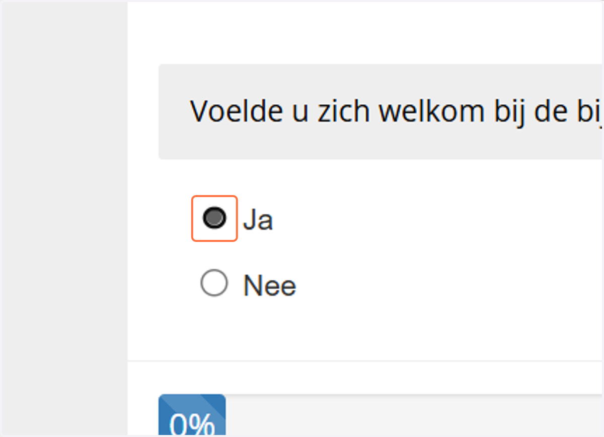 Let goed op de taalfouten, de volgorde en of de routing goed verloopt.
