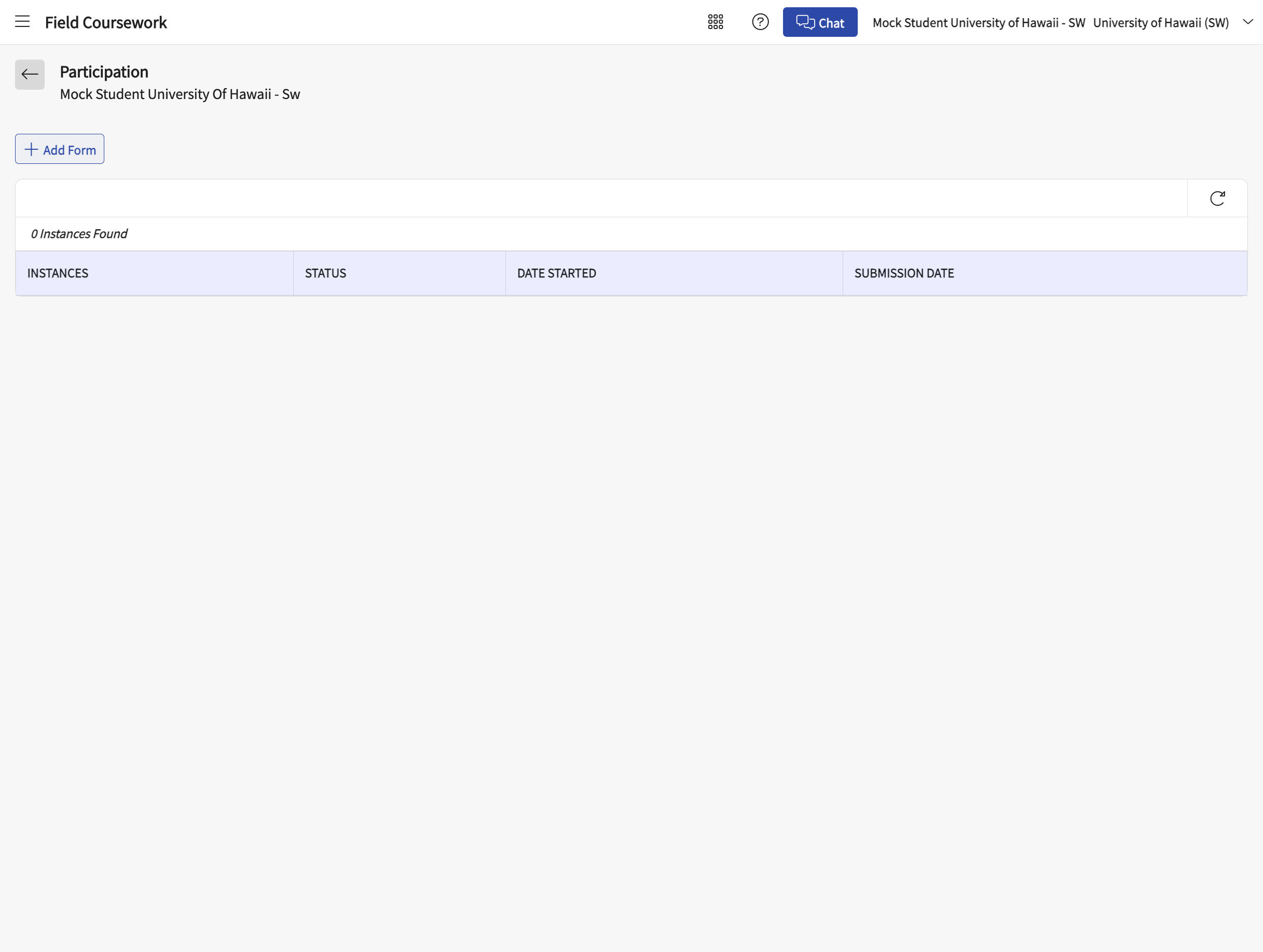 Click on Add Form