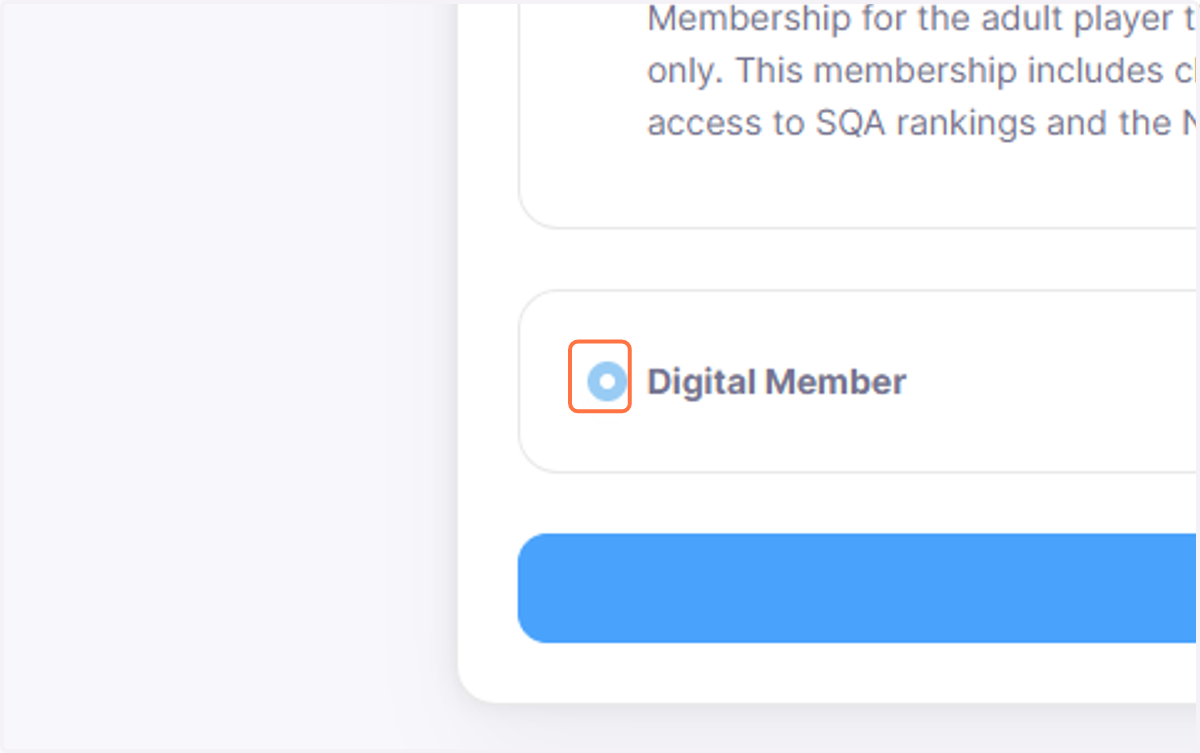 Select your Membership Category