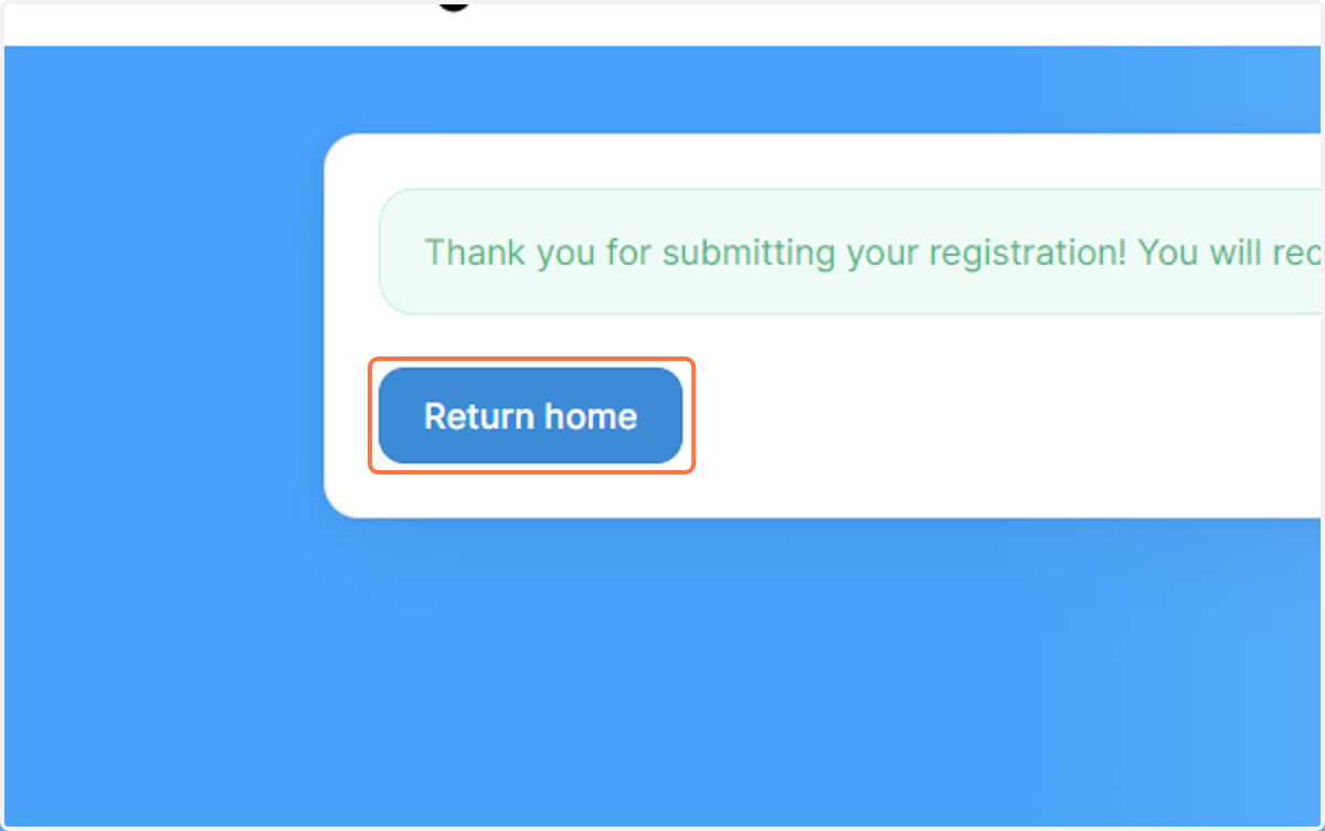 Click on Return home