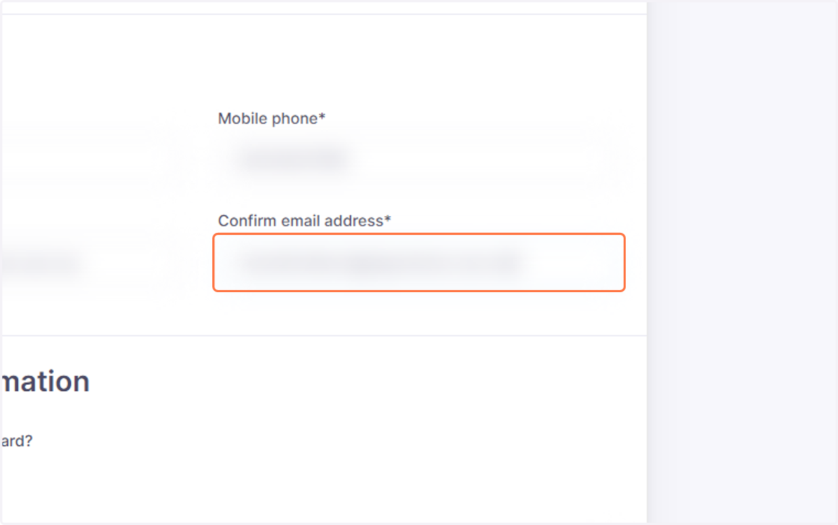 Confirm your email address