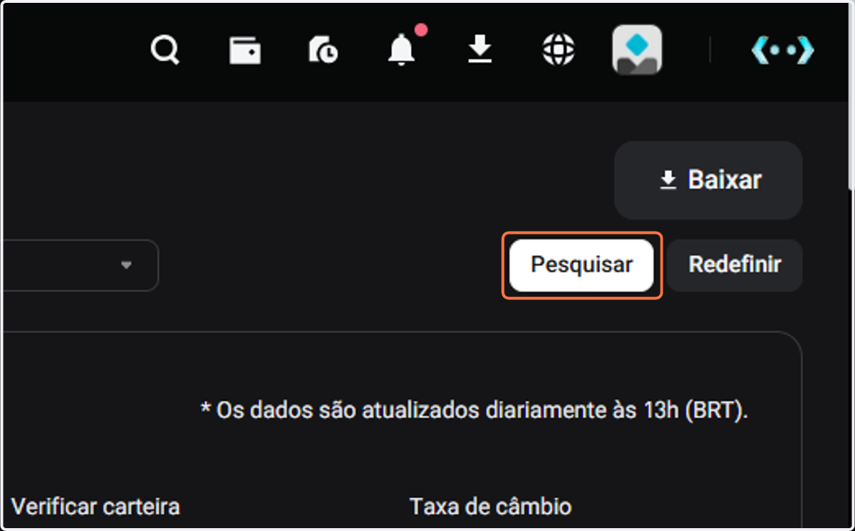 Selecione Pesquisar