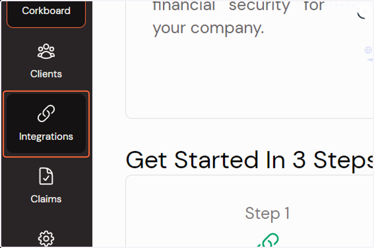 Click on Integrations
