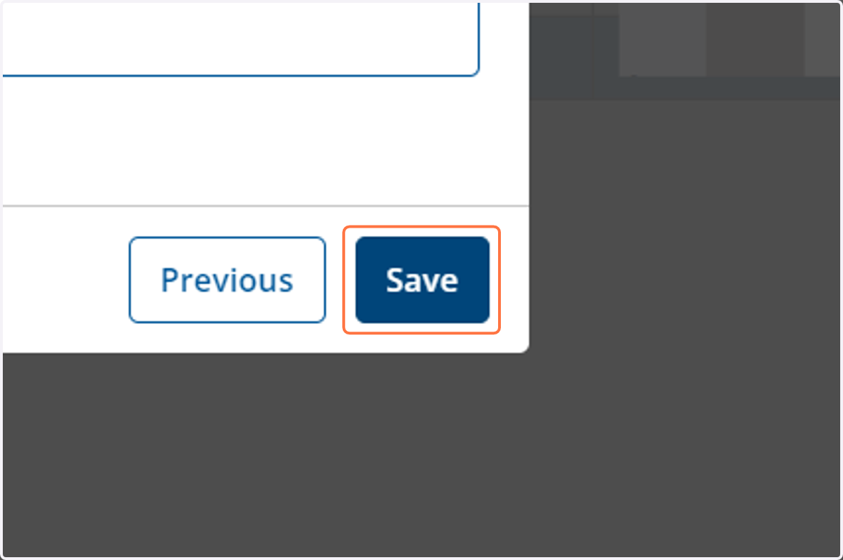 Click on Save