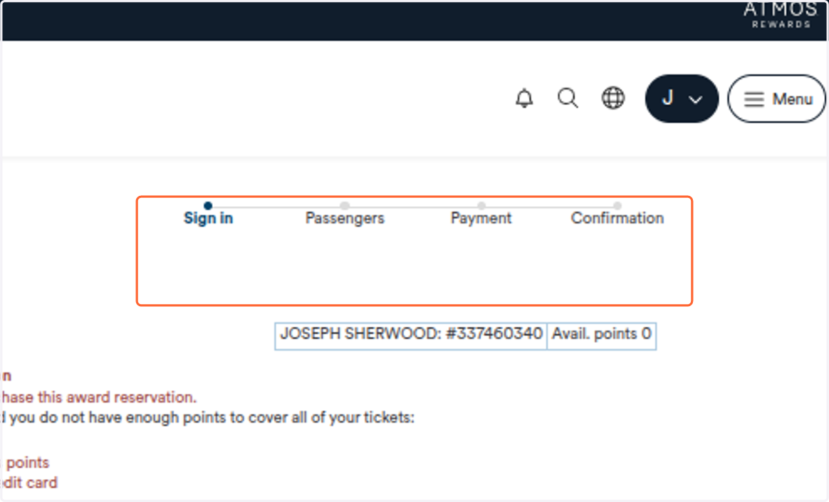 Click on Checkout: Sign in…
