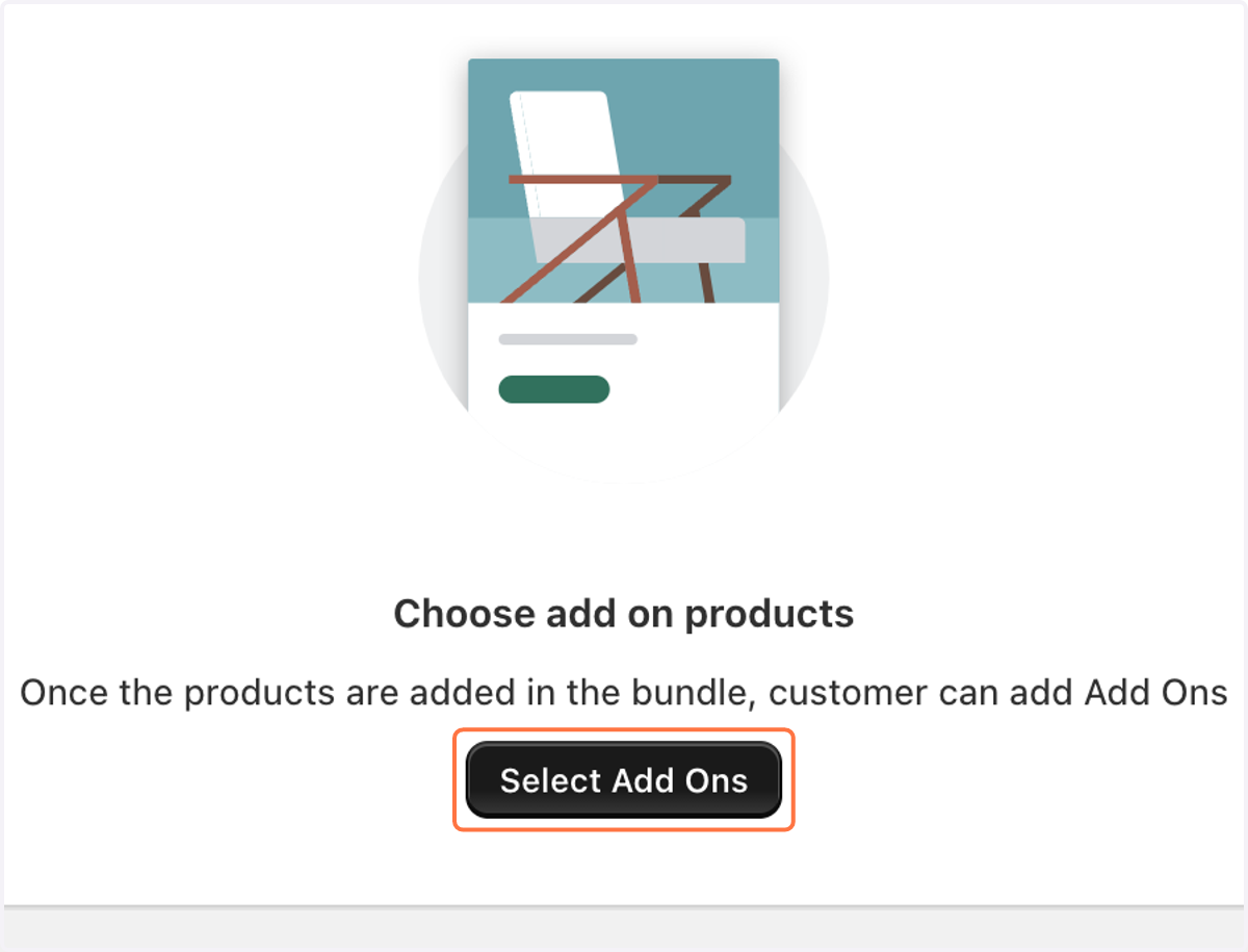 You can click on Add Ons