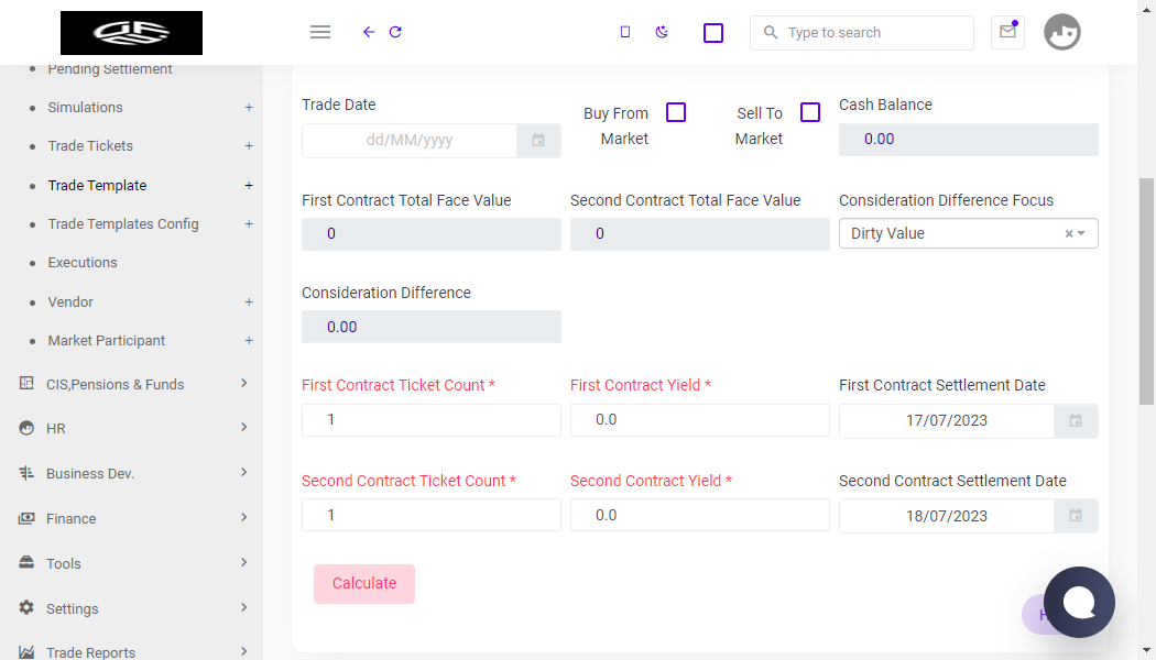 Click on First Contract Ticket Count *