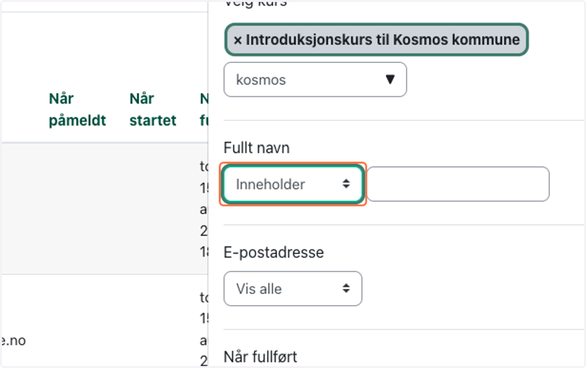 Du kan også søke etter en spesifikk ansatt