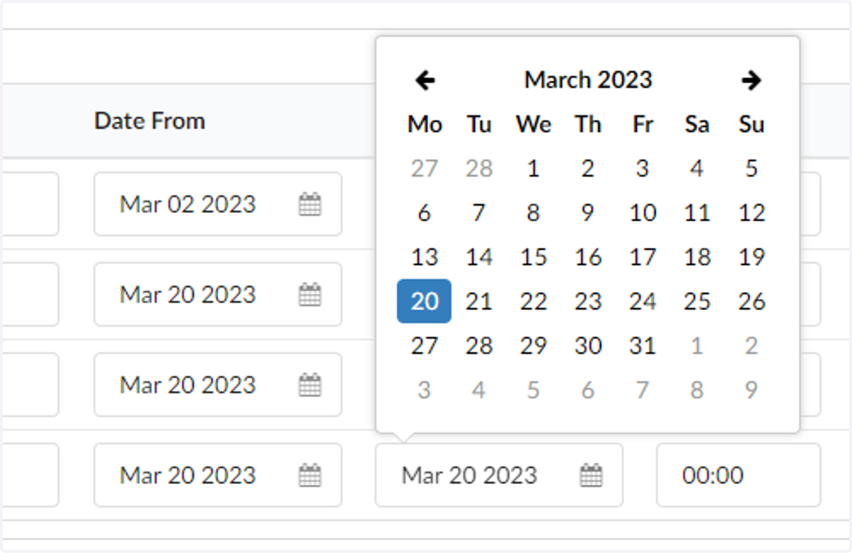 Click on 20