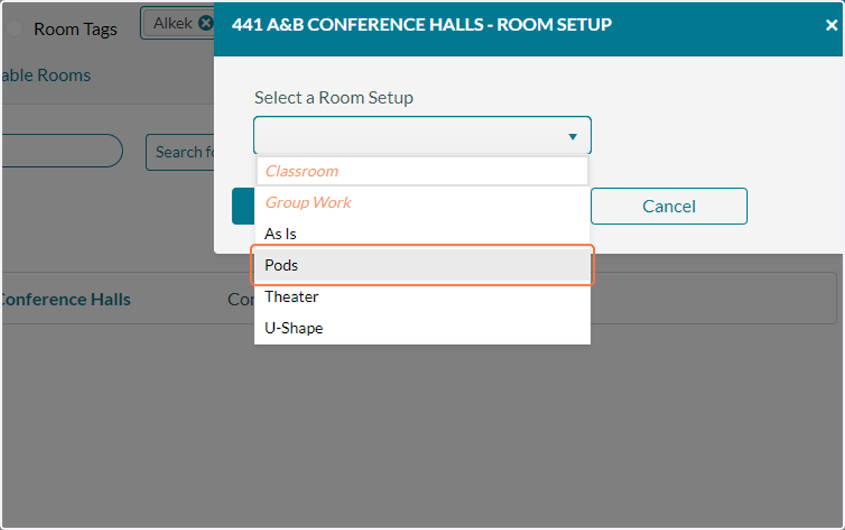 Click on Pods