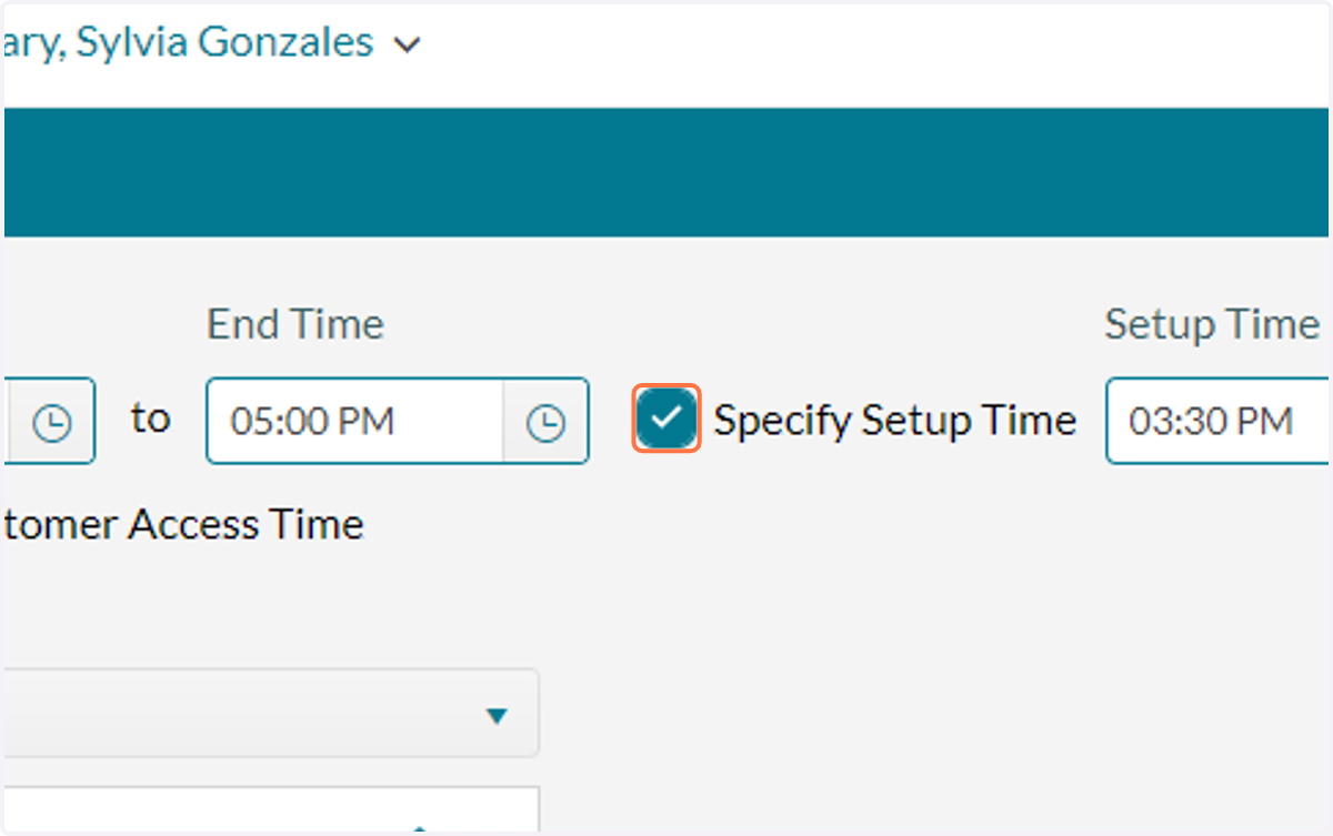 Check Specify Setup Time