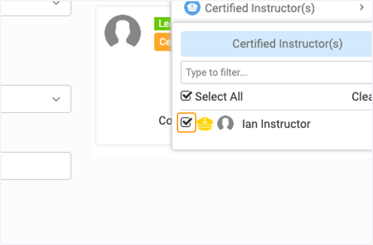 Add Instructor