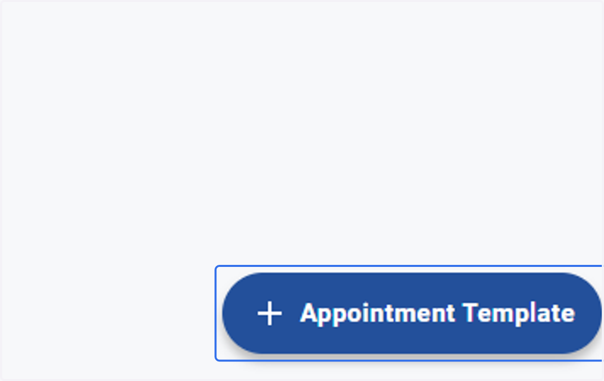 Click on Appointment Template