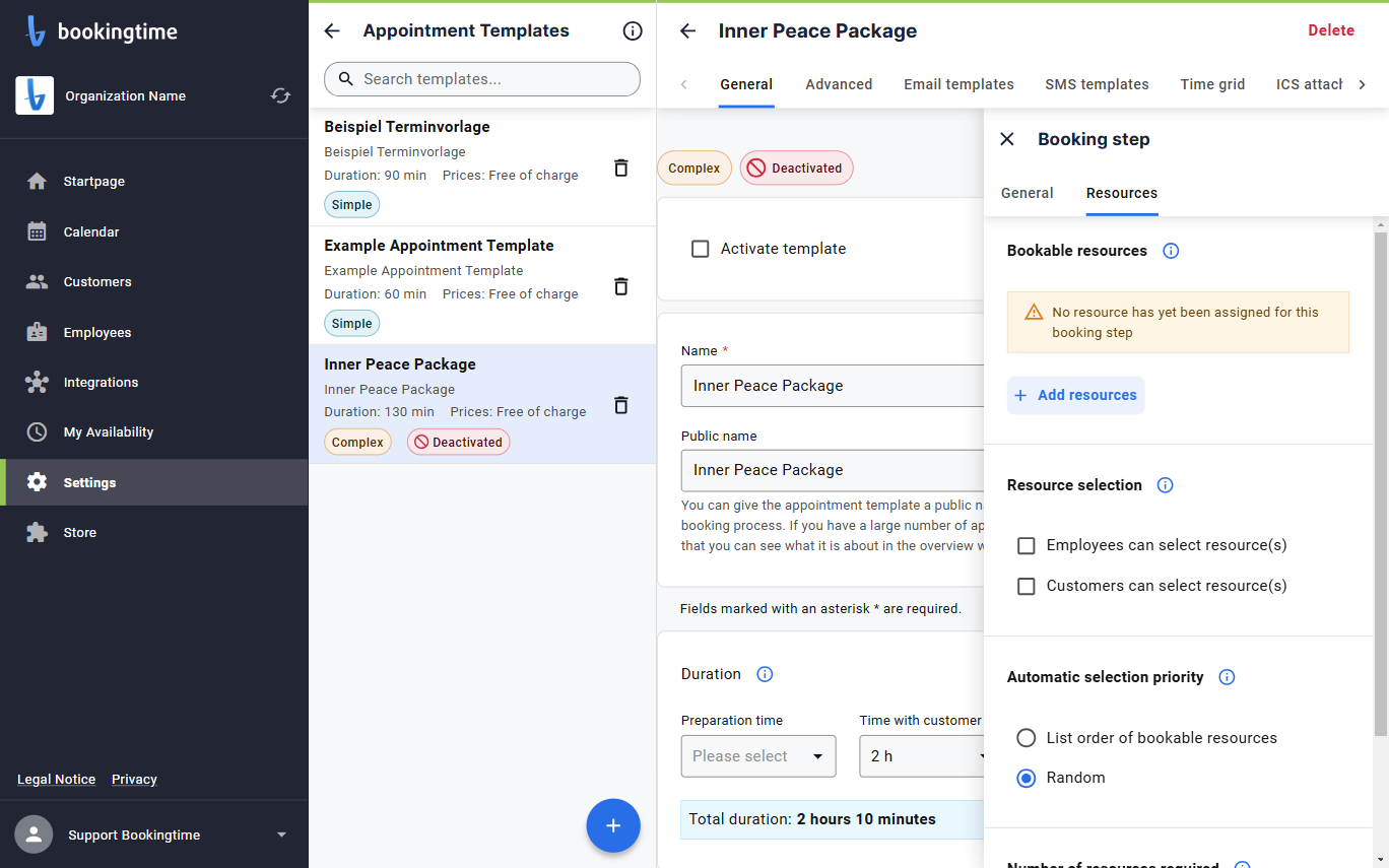 Click on Add resources