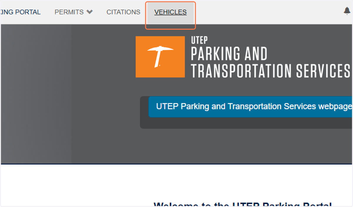 Click on VEHICLES