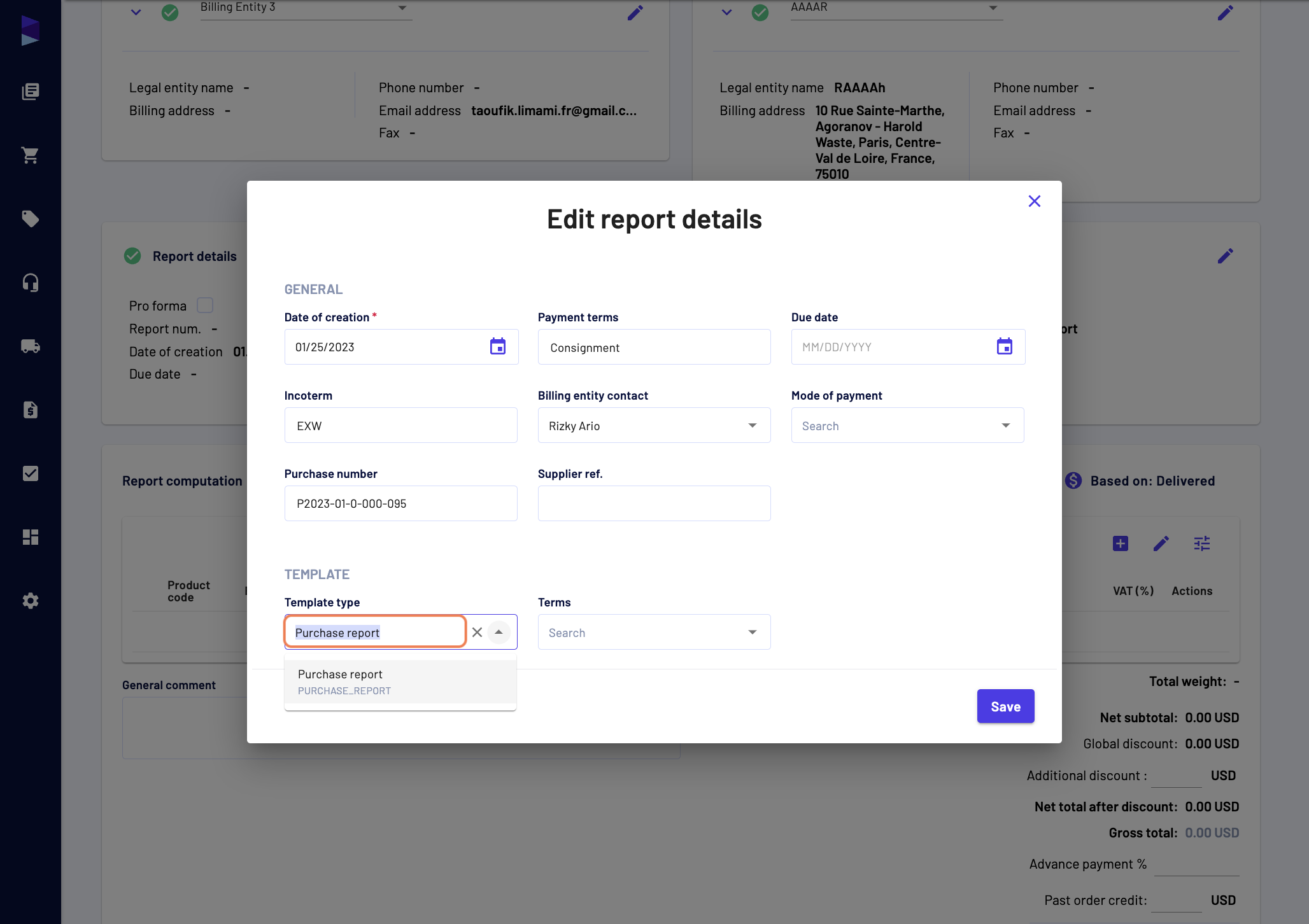For instance, you can select the template you want