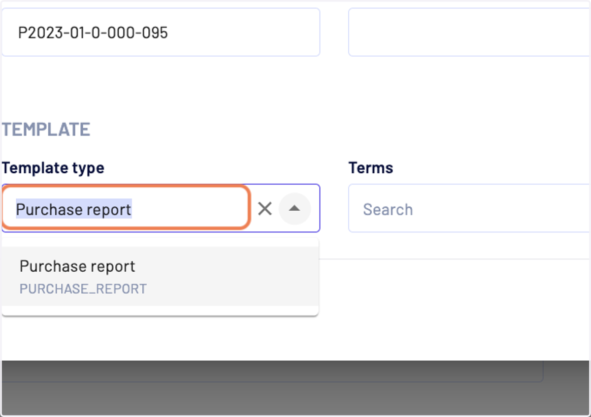 For instance, you can select the template you want