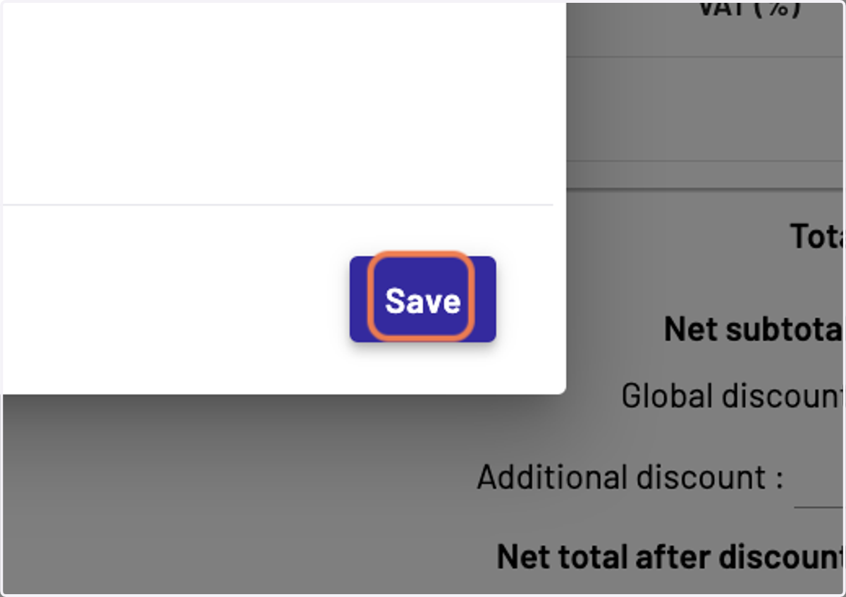 Then click on "Save"